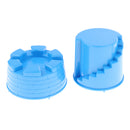 Set Of 6 Plastic Building Sand Molds Beach Sandcastle Sand Box Kids Toy Fun