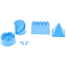 Set Of 6 Plastic Building Sand Molds Beach Sandcastle Sand Box Kids Toy Fun