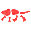 Set of 7 Plastic Dinosaur Skeleton Sand Molds Beach Sand Box Kids Toy Fun