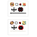 Burst SPRIGGAN REQUIEM.O.ZI B-100 + B-86 Launcher Toy Rapidity Set