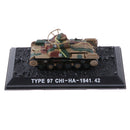 1:72 Diecast Type 97 Chi-Ha - Japan 1941 - Model Army Armored Car Vehicle Toys Collectibles Playset Gifts