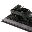1/72th Diecast Army Model M16-MGMC-1944 WWII Air Defense Car Model Playset for Kids/Adults Toy Gifts