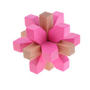 Chinese Classic Wooden Brain Teaser Puzzle Educational Toys Gift for Kids Adult - Plum Lock