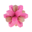 Chinese Classic Wooden Brain Teaser Puzzle Educational Toys Gift for Kids Adult - Plum Lock