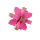 Chinese Classic Wooden Brain Teaser Puzzle Educational Toys Gift for Kids Adult - Plum Lock