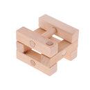 Chinese Classic Wooden Brain Teaser Puzzle Educational Toys Gift for Kids Adult - I-shaped Lock