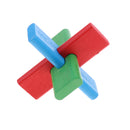 Chinese Classic Wooden Brain Teaser Puzzle Educational Toys Gift for Kids Adult - 3 Sticks Lock