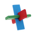 Chinese Classic Wooden Brain Teaser Puzzle Educational Toys Gift for Kids Adult - 3 Sticks Lock