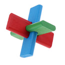 Chinese Classic Wooden Brain Teaser Puzzle Educational Toys Gift for Kids Adult - 3 Sticks Lock