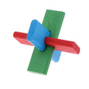 Chinese Classic Wooden Brain Teaser Puzzle Educational Toys Gift for Kids Adult - 3 Sticks Lock