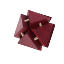 Magic 3D IQ Puzzle Wooden Kong Ming Lock Brain Teaser Intellectual Toy Educational Desk/Office Gadget Crafts - 8 Triangles