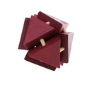 Magic 3D IQ Puzzle Wooden Kong Ming Lock Brain Teaser Intellectual Toy Educational Desk/Office Gadget Crafts - 8 Triangles