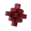 Magic 3D IQ Puzzle Wooden Kong Ming Lock Brain Teaser Intellectual Toy Educational Desk/Office Gadget Crafts - 9pcs Blocks Set