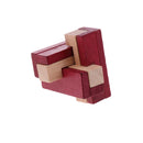 Magic IQ Puzzle Wooden Kong Ming Lock Brain Teaser Intellectual Toy Educational Desk/Office Gadget Crafts - 3D Triangle