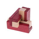 Magic IQ Puzzle Wooden Kong Ming Lock Brain Teaser Intellectual Toy Educational Desk/Office Gadget Crafts - 3D Triangle