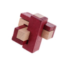 Magic IQ Puzzle Wooden Kong Ming Lock Brain Teaser Intellectual Toy Educational Desk/Office Gadget Crafts - 3D Triangle