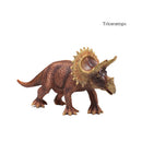 Realistic Jurassic Ages Animal Model Dinosaur Action Figures Playset Kid Educational Toy Collectibles- Triceratops