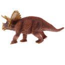 Realistic Jurassic Ages Animal Model Dinosaur Action Figures Playset Kid Educational Toy Collectibles- Triceratops