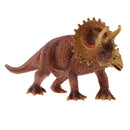 Realistic Jurassic Ages Animal Model Dinosaur Action Figures Playset Kid Educational Toy Collectibles- Triceratops