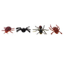 Lots of 12 Pieces PVC Plastic Animal Insects Dragonfly Spider Models Figures Kids Educational Toy Party Bag Fillers