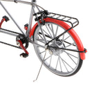 1:10 Alloy Tandem Bike Diecase Model Figure Showcase Display Collection Toy Desktop Ornament Red