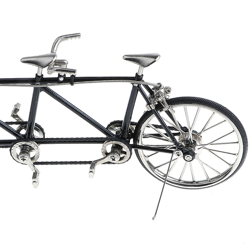 1/10 Scale Simulation Alloy Diecast Racing Exquisite Tandem Bike Sport Bicycle Model Hobbies Games Toy Collections