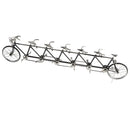 1/10 Scale Simulation Alloy Diecast Racing Exquisite Tandem Bike Sport Bicycle Model Hobbies Games Toy Collections