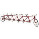 1/10 Scale Simulation Alloy Diecast Racing Exquisite Tandem Bike Sport Bicycle Model Hobbies Games Toy Collections Red