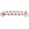1/10 Scale Simulation Alloy Diecast Racing Exquisite Tandem Bike Sport Bicycle Model Hobbies Games Toy Collections Red