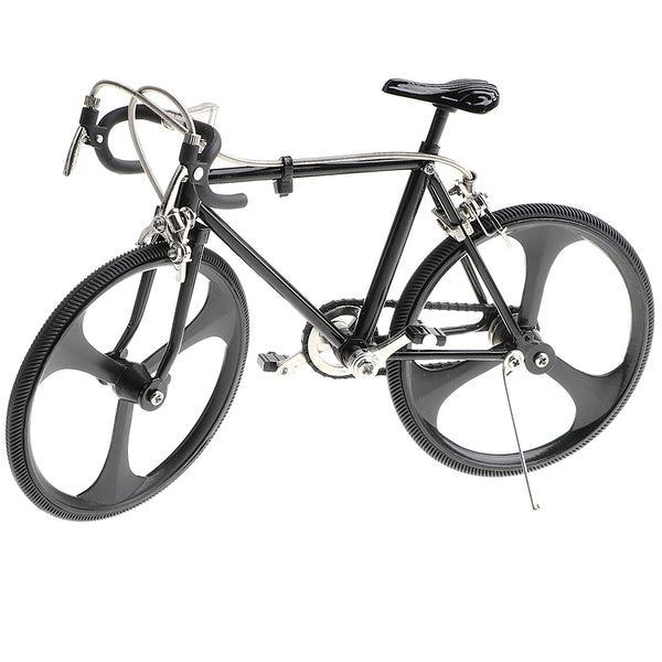 1/10 Miniature Diecast Alloy ATVs Model Toys Extreme Sports Bicycle Mountain Bike Model Boy Creative Toy Game Gift Black