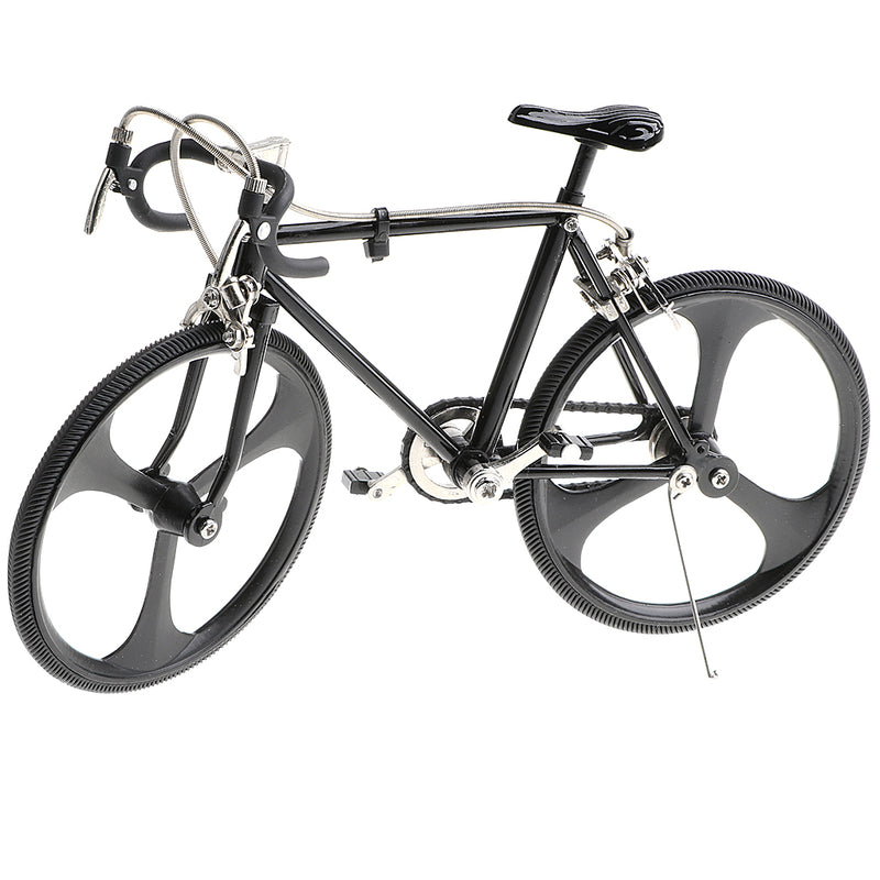 1/10 Miniature Diecast Alloy ATVs Model Toys Extreme Sports Bicycle Mountain Bike Model Boy Creative Toy Game Gift Black