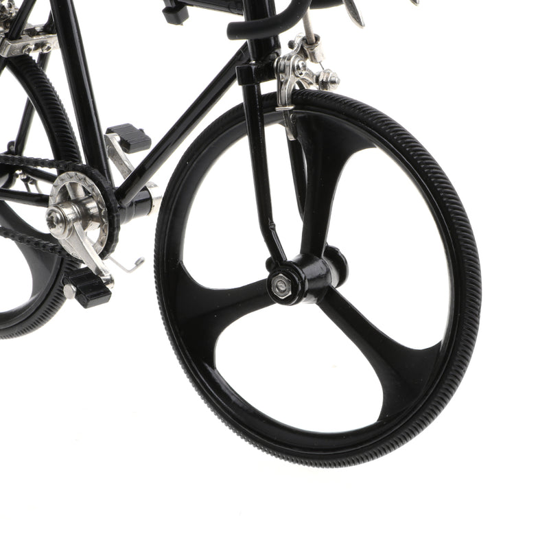 1/10 Miniature Diecast Alloy ATVs Model Toys Extreme Sports Bicycle Mountain Bike Model Boy Creative Toy Game Gift Black