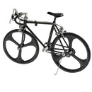 1/10 Miniature Diecast Alloy ATVs Model Toys Extreme Sports Bicycle Mountain Bike Model Boy Creative Toy Game Gift Black