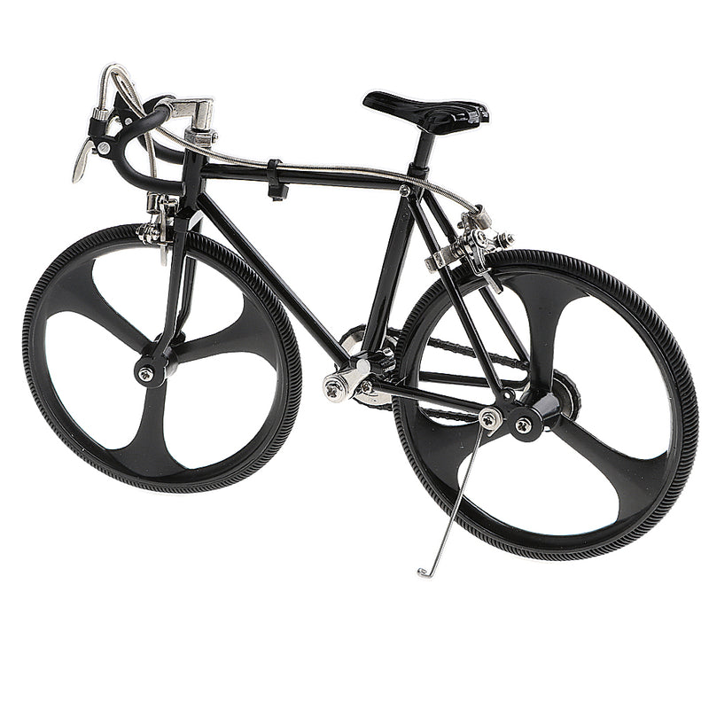 1/10 Miniature Diecast Alloy ATVs Model Toys Extreme Sports Bicycle Mountain Bike Model Boy Creative Toy Game Gift Black