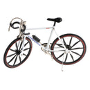 1/10 Miniature Diecast Alloy ATVs Model Toys Extreme Sports Bicycle Mountain Bike Model Boy Creative Toy Game Gift White