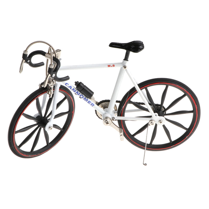 1/10 Miniature Diecast Alloy ATVs Model Toys Extreme Sports Bicycle Mountain Bike Model Boy Creative Toy Game Gift White