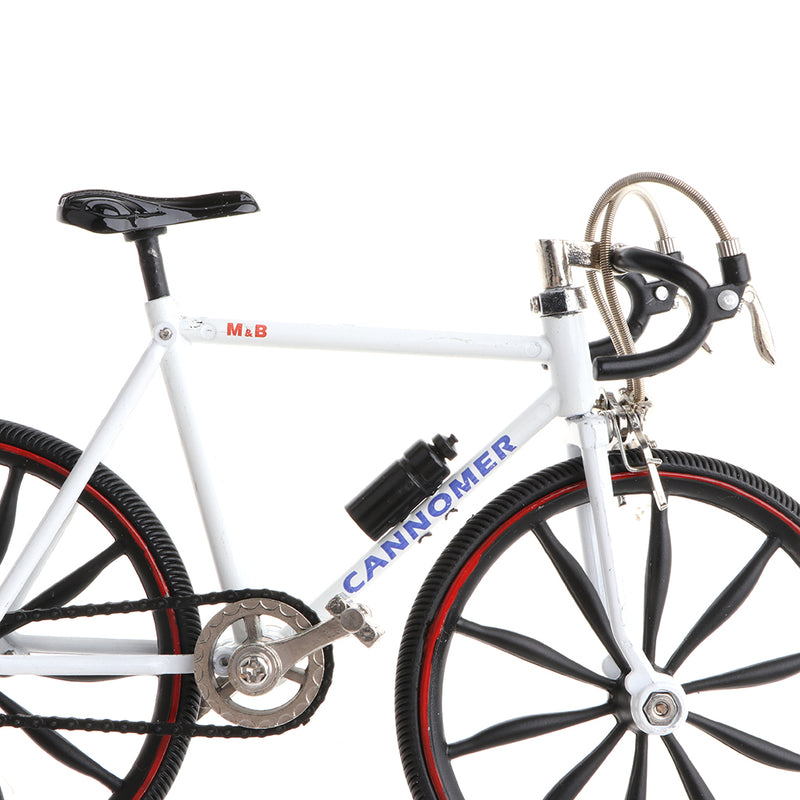 1/10 Miniature Diecast Alloy ATVs Model Toys Extreme Sports Bicycle Mountain Bike Model Boy Creative Toy Game Gift White