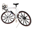 1/10 Miniature Diecast Alloy ATVs Model Toys Extreme Sports Bicycle Mountain Bike Model Boy Creative Toy Game Gift White