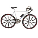 1/10 Miniature Diecast Alloy ATVs Model Toys Extreme Sports Bicycle Mountain Bike Model Boy Creative Toy Game Gift White