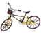 1/10 Scale Simulation Alloy Diecast Racing Exquisite Bike Sport Bicycle Model Hobbies Games Toy Collections Yellow