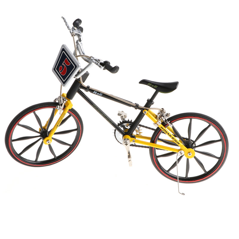 1/10 Scale Simulation Alloy Diecast Racing Exquisite Bike Sport Bicycle Model Hobbies Games Toy Collections Yellow