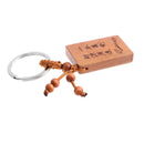 Chinses Traditional Abacus / Suan Pan Wooden Lucky Pendant Cell Phone Handbag Keychain Ornament for Fortune Wealth