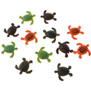 12-piece Plastic Animal Turtle Models Kids Educational Toy Party Bag Fillers