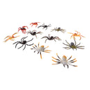 Set of 12pcs PVC Simulation Animal Spiders Model Figurine Children Science & Nature Toy Collection