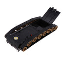 Shock Absorbed RC Tank Car Chassis Kit Rubber Track Crawler for Arduino 130 Motor DIY Robot Mechanism Scientific Educational Toy