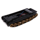 Shock Absorbed RC Tank Car Chassis Kit Rubber Track Crawler for Arduino 130 Motor DIY Robot Mechanism Scientific Educational Toy
