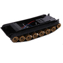 Shock Absorbed RC Tank Car Chassis Kit Rubber Track Crawler for Arduino 130 Motor DIY Robot Mechanism Scientific Educational Toy
