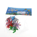 10Pcs Sea Animal Figures Toy Play Set, Plastic Toy, Seal, Octopus, Dolphin, Sea Turtle, Party Favors, DIY Decor, Kids Pretend Toy
