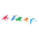 10Pcs Sea Animal Figures Toy Play Set, Plastic Toy, Seal, Octopus, Dolphin, Sea Turtle, Party Favors, DIY Decor, Kids Pretend Toy