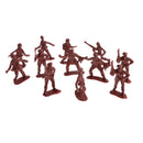 50 x Military Army Soldiers Toy Set(6 Poses), Model Figures for Kids, Pretend Play Educational Toys